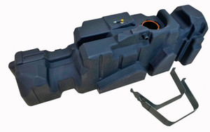 Titan Fuel Tanks Fuel Tank 7010217 XXL; 56 Gallon Capacity; Midship; Cross-Linked Polymer XLHDPE; With Steel Strap Set