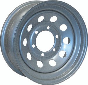 Upgrade Your Trailer with Americana 15x6 Mini Modular Wheel | Morton Silver Finish Upgrade Your Trailer with Americana 15x6 Mini Modular Wheel | Morton Silver Finish