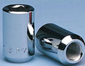 Premium Chrome Lug Nuts | Pack of 4 | 12mm x 1.5 Thread Size | Rust Resistant | Carbon Steel