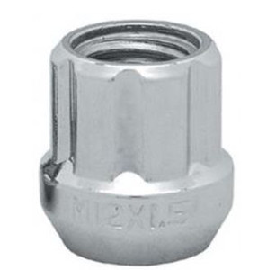 Truck Spline Lug Nuts | 9/16-18 Thread Size | Spline Drive | Pack of 4 | Chrome Plated