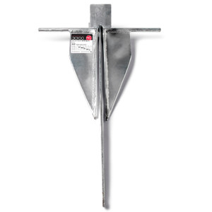 Taylor Made Legacy Series Boat Anchor | 5lb Galvanized Steel Fluke Style Anchor | Holds Up To 18ft