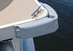 Taylor Made Boat Fender | Air-Cushioned Protection, Silver PVC, Mounts Over Corners