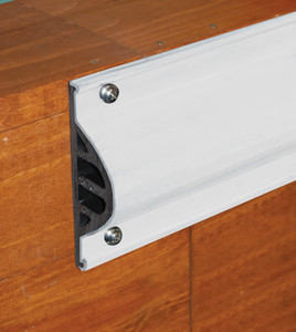 Taylor Made Boat Dock Edge Pro | Premium White Vinyl Side Guard 10 Feet | Protects Docks & Boats | Easy Installation