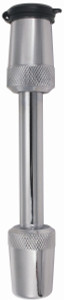 Rugged Chrome Trailer Hitch Pin | 1/2 Inch Diameter | Class II Hitches | High Security Key