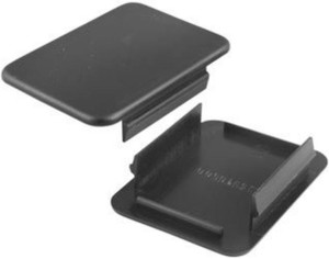 Sleek Black Bed Side Rail Stake Pocket Cover | Set of 4 | Snap-In Installation