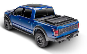 Top-Notch Truxedo Tonneau Cover | Fits 2015-2024 Ford F-150,F-150 Lightning | Deuce 2 Soft Roll-up with Lockable Front Panel, Black Vinyl
