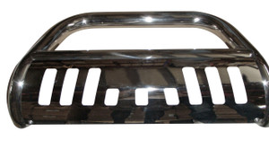 Upgrade Your Toyota Tacoma with TrailFX 3 Inch Bull Bar | Polished Stainless Steel with Skid Plate Upgrade Your Toyota Tacoma with TrailFX 3 Inch Bull Bar | Polished Stainless Steel with Skid Plate