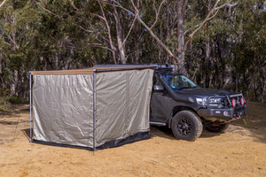Ultimate Protection Awning Enclosure for ARB Awnings | Fits 2500 Series | Waterproof & UV Resistant | Tan/Gray | Includes 4 Mesh Walls & More Ultimate Protection Awning Enclosure for ARB Awnings | Fits 2500 Series | Waterproof & UV Resistant | Tan/Gray | Includes 4 Mesh Walls & More