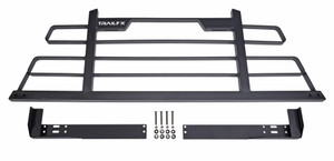 Titanium Black Steel Headache Rack for Trucks | Protects Cab & Cargo | Universal Fit with Mounting Kit