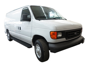 TrailFX Black Powder Coated Running Boards|Heavy Duty Steel Build| 37" Driver/96" Passenger Lengths|300 lb Capacity