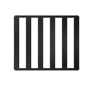 Fits 2018-2023 Jeep Wrangler JL ARB Roof Basket BASE261 Base Rack; Painted; Black; Aluminum; With Wind Deflector