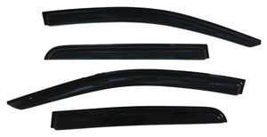 Enhance Your Nissan Titan 2017-2024 | TFX 4-PC Window Vents Smoke Acrylic | Low Profile Tape-On