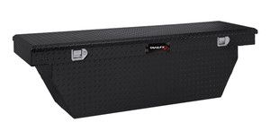 Heavy-Duty TrailFX TFX Single Lid Tool Box | Black Diamond Tread Aluminum | Up to 10.5 Cubic Ft Storage