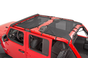 Ultimate Overhead Protection | Black Mesh Bikini Top | Fits 1997-2006 Jeep Wrangler TJ