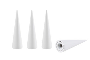 Ultimate White Spike Style Lug Nut Covers | Set Of 4 | Made from Billet Aluminum