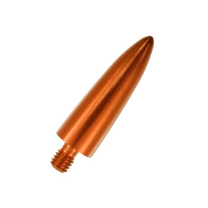 Enhance Your Antenna with True Spike Bullet Tip | Orange Aluminum Construction
