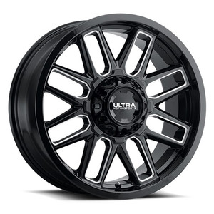 Upgrade your ride with 20x9 Gloss Black Wheels by Ultra Wheel | 1 Piece Aluminum Construction, TPMS Compatible