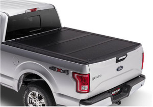 Fits 2019-2023 Ford Ranger UnderCover Tonneau Cover FX21023 Flex; Hard Folding; 2 Folds/3 Panels; Non-Lockable; Black Semi-Gloss Textured; Black; Aluminum