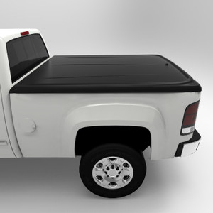 Rugged Low Profile Tonneau Cover | 2015-2022 GMC Canyon, Chevrolet Colorado | SE Series Hard Tilt-Up with Lockable Front Hinge | UV-Protected ABS | Easy Install with 3 Lights