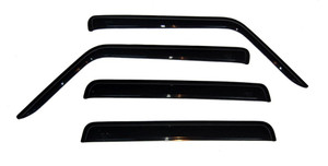 Custom Fit Smoke Tape-On Rainguard Set | 06-10 Jeep Commander | Ventvisor, Aerodynamic Design Custom Fit Smoke Tape-On Rainguard Set | 06-10 Jeep Commander | Ventvisor, Aerodynamic Design