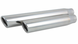 Vibrant Performance Exhaust Tip | Stainless Steel 2-1/2" Inlet 3" Outlet | 15 Degree Angle Cut | 11" Length