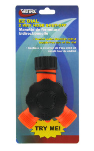 Valterra Double Hose Connector | EZ Dial | Shut Off Valve | Durable Plastic | Fits Standard Garden Hose Female Coupling Valterra Double Hose Connector | EZ Dial | Shut Off Valve | Durable Plastic | Fits Standard Garden Hose Female Coupling