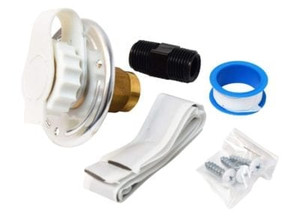 Valterra Fresh Water Inlet | RV Fresh Water System Flush Mount | Lead-Free Brass | Check Valve | Aluminum Finish Valterra Fresh Water Inlet | RV Fresh Water System Flush Mount | Lead-Free Brass | Check Valve | Aluminum Finish