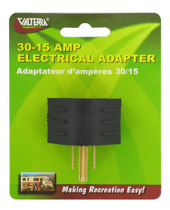 Long Lasting RV Power Adapter | 30A Female to 15A Male Plug | Durable PVC, Brass Contacts - Black Long Lasting RV Power Adapter | 30A Female to 15A Male Plug | Durable PVC, Brass Contacts - Black