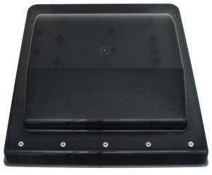 Upgrade Your RV Vent | Universal Roof Vent Lid for Jensen/ Ventline/ Elixir/ Ventadome | Durable Smoke Polypropylene | Mounting Hardware Included