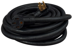 Valterra 50 Ft Power Cord | Mighty Cord, 50 Amp, 3 Prong, Single Outlet, Outdoor Use, UL Approved