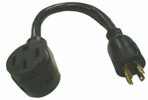 Heavy-Duty 30 Amp Generator to 50 Amp RV Adapter | Dogbone NEMA 14-50R to L14-30P Converter