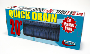 Valterra | Quick Drain 20ft Sewer Hose - Heavy Duty 8 Mil Vinyl, Blue - Durable & Reliable Valterra | Quick Drain 20ft Sewer Hose - Heavy Duty 8 Mil Vinyl, Blue - Durable & Reliable