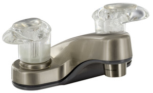 Upgrade Your Lavatory with Catalina 4 Inch Faucet | Brushed Nickel Finish | Durable Plastic Underbody