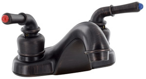 Upgrade your Lavatory with Catalina Faucet | Low Arc Spout, Teapot Handles, Rubbed Bronze Coating