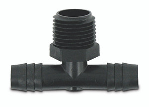 Valterra Tee Male Adapter | Durable Plastic Construction | Easy to Use