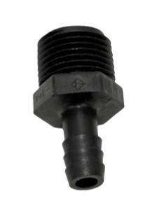 Enhance Your Fun | Valterra Male Adapter 1/2 Inch Male NPT x 3/8 Inch Barb Plastic Fitting Enhance Your Fun | Valterra Male Adapter 1/2 Inch Male NPT x 3/8 Inch Barb Plastic Fitting