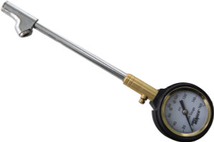 Accurately Monitor Tire Pressure | TireMinder  Analog Gauge | 5-160 PSI | 10 Inch Stick Style