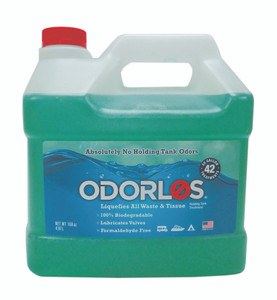 Valterra Waste Holding Tank Treatment | Odorlos Biological Breakdown Formula | 168 Oz Bottle