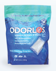 Valterra Waste Holding Tank Treatment | Odorlos Biological Formula | 4 Ounce Drop-Ins, Pack of 10 Valterra Waste Holding Tank Treatment | Odorlos Biological Formula | 4 Ounce Drop-Ins, Pack of 10