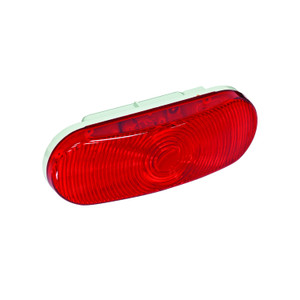 Upgrade Your Wesbar Trailer Light with Waterproof LED Stop/ Tail/ Turn Light | Oval Shape, Red Lens