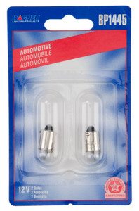 Wagner Lighting Instrument Panel Light Bulb BP1445 Standard Series; OE Replacement; 1445; Clear; Set Of 2; Blister Pack Wagner Lighting Instrument Panel Light Bulb BP1445 Standard Series; OE Replacement; 1445; Clear; Set Of 2; Blister Pack