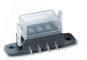 10-Way 12V DC Fuse Block | For ATM/Mini Blade | Water Resistant | Nickel Plated | Limited Warranty