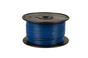 High Quality 18 Gauge Blue Primary Wire | 100ft Spool/Warranty | SAE J1128 Compliant