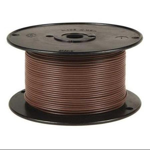 High Quality 20 Gauge Brown Primary Wire 100FT | PVC Insulation, Resistant to Oil, Gasoline, Moisture