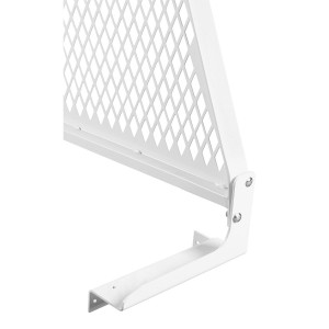 Weather Guard Headache Rack Mounting Kit | Fits Trucks 65-65.5" Wide | White Powder Coated Steel