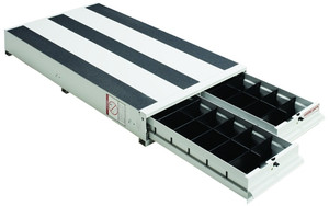 Heavy Duty Van Storage System Drawer | White Aluminum | Weather Guard Compatible