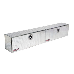 Weather Guard Hi-Side Tool Box | Lightweight Aluminum | Easy Quick-Release Doors | Weatherproof | Diamond Tread Design