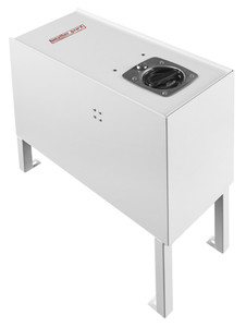 Weather Guard Lockable Console | 2014-2023 Fitment Ford Transit Ram ProMaster | White Steel Floor Mount with Storage Tray