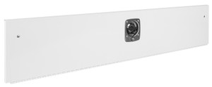 High Security Rapid Mount Shelf Door | Van Storage System | 11 x 60 Inch | Lockable Steel - White High Security Rapid Mount Shelf Door | Van Storage System | 11 x 60 Inch | Lockable Steel - White