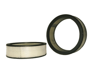 Wix Filters Air Filter 42096R High Performance; Disposable; White; Fiber; Round